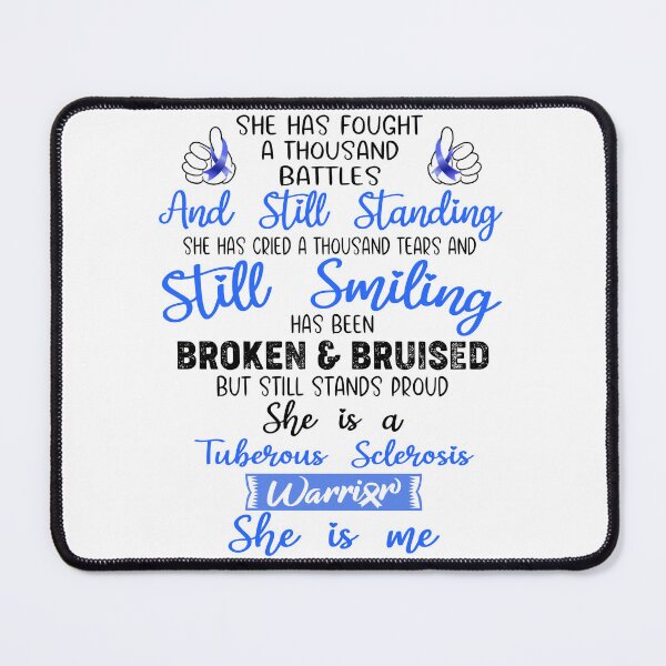 Item preview, Tuberous Sclerosis Warrior SHE IS ME - Support Tuberous Sclerosis Fighter Gifts designed and sold by Berriosly.