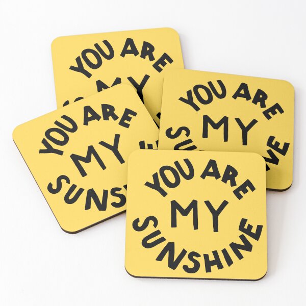 Item preview, You are my sunshine yellow black designed and sold by wordznart.