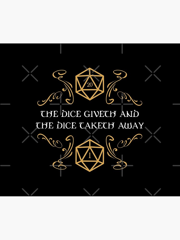The Dice Giveth and Taketh Away Natural 20 and Critical Fail by pixeptional