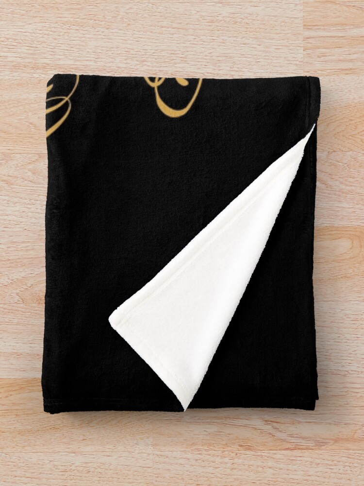 Alternate view of The Dice Giveth and Taketh Away Natural 20 and Critical Fail Throw Blanket