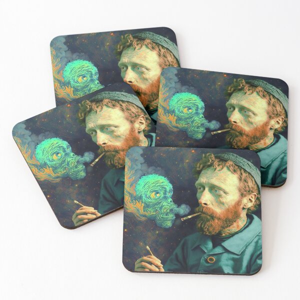 Item preview, Vicent Van Gogh smoking marihuana designed and sold by Arthoughts.