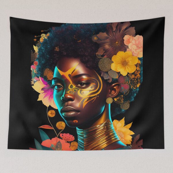 Aperçu de l'œuvre Art Afrofuturisme créée et vendue par MidJourneymen.
