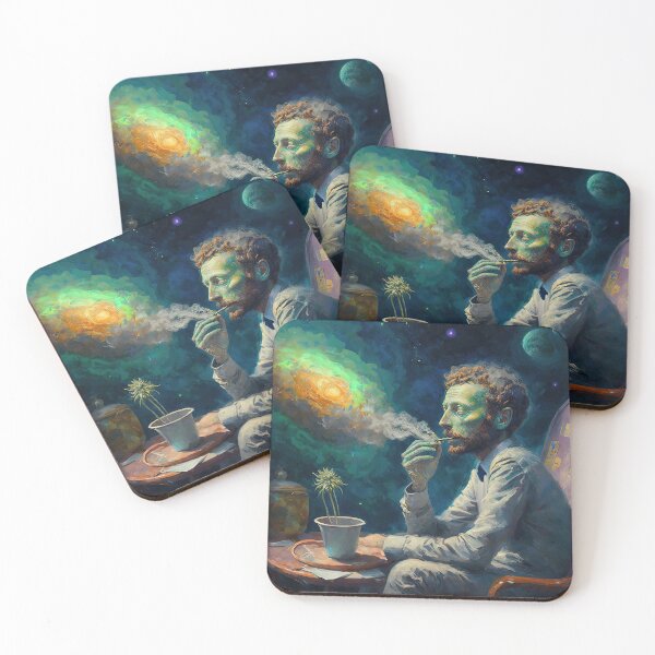 Item preview, Vicent Van Gogh smoking marihuana designed and sold by Arthoughts.