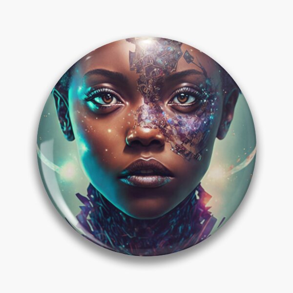 Item preview, Afrofuturism Art designed and sold by MidJourneymen.