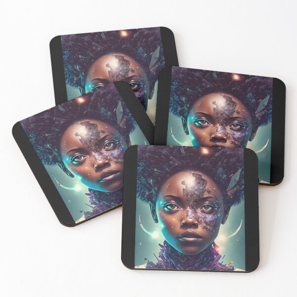 Item preview, Afrofuturism Art designed and sold by MidJourneymen.