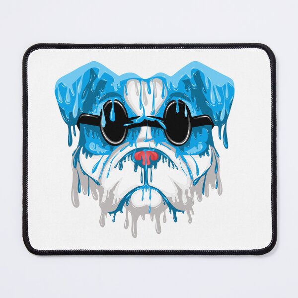 Item preview, Blue dog grime art designed and sold by AmsaOza.