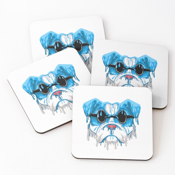 Item preview, Blue dog grime art designed and sold by AmsaOza.