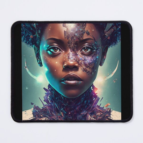 Item preview, Afrofuturism Art designed and sold by MidJourneymen.