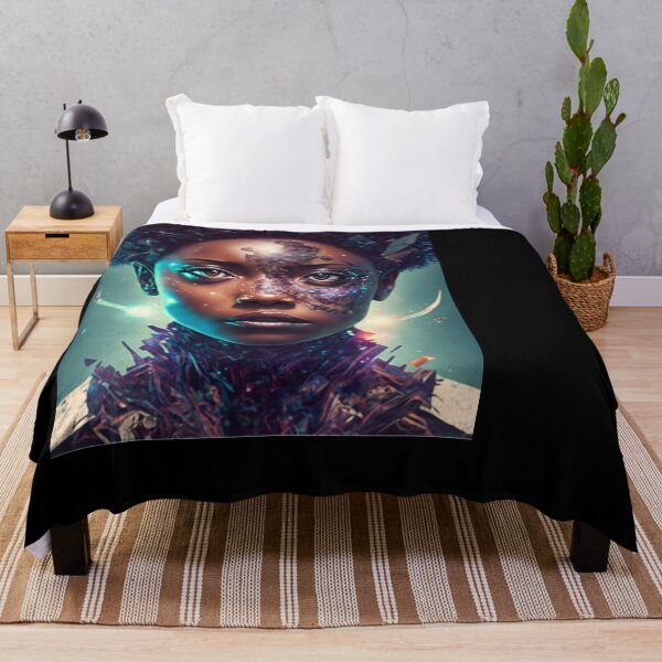 Item preview, Afrofuturism Art designed and sold by MidJourneymen.