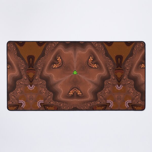 Item preview,  *FUNNY ABSTRACT PAINTING ALIEN TRIBAL FACE CHOCOLATE MIXTURE MINT GREEN WITH STARRY GREEN ANISE* designed and sold by Ralek.