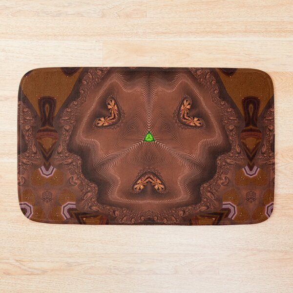 Item preview,  *FUNNY ABSTRACT PAINTING ALIEN TRIBAL FACE CHOCOLATE MIXTURE MINT GREEN WITH STARRY GREEN ANISE* designed and sold by Ralek.
