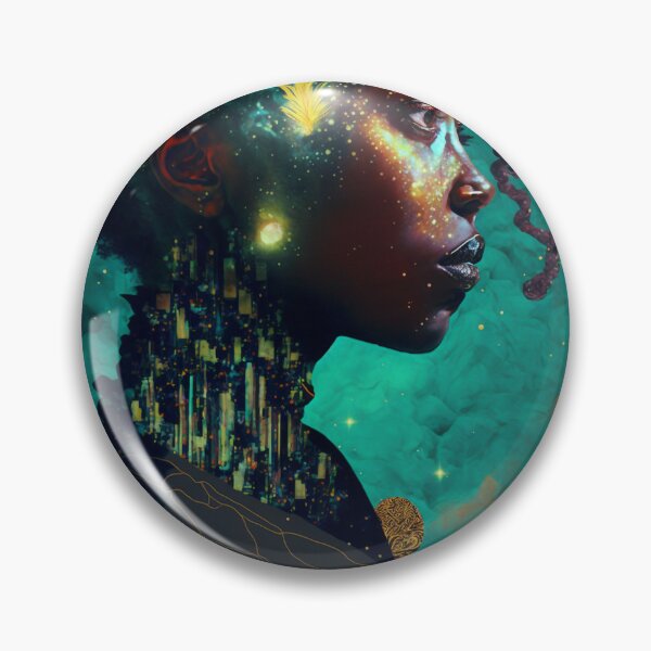 Item preview, Afrofuturism Art designed and sold by MidJourneymen.