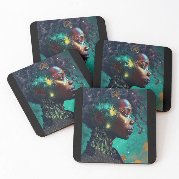 Item preview, Afrofuturism Art designed and sold by MidJourneymen.