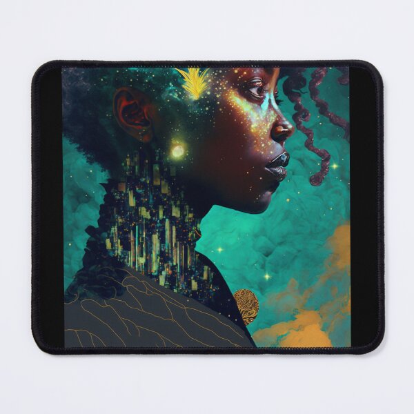 Item preview, Afrofuturism Art designed and sold by MidJourneymen.