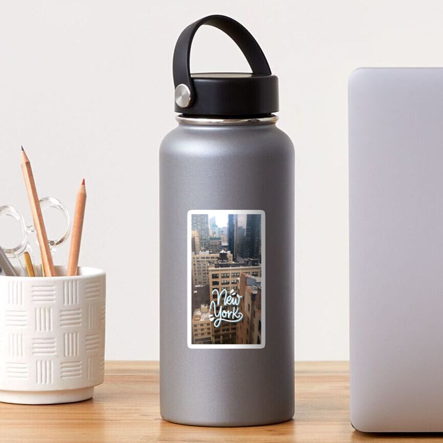 New York - Photography and Lettering Sticker
