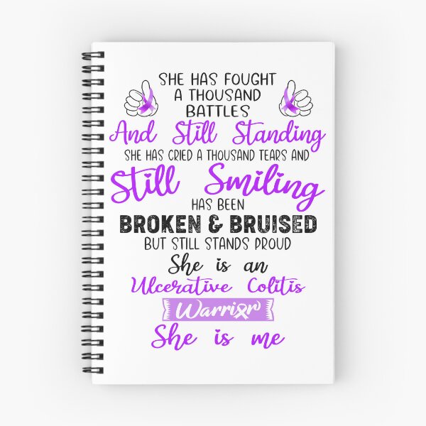 Item preview, Ulcerative Colitis Warrior SHE IS ME - Support Ulcerative Colitis Fighter Gifts designed and sold by Berriosly.