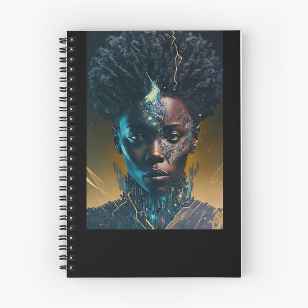 Item preview, Afrofuturism Art designed and sold by MidJourneymen.