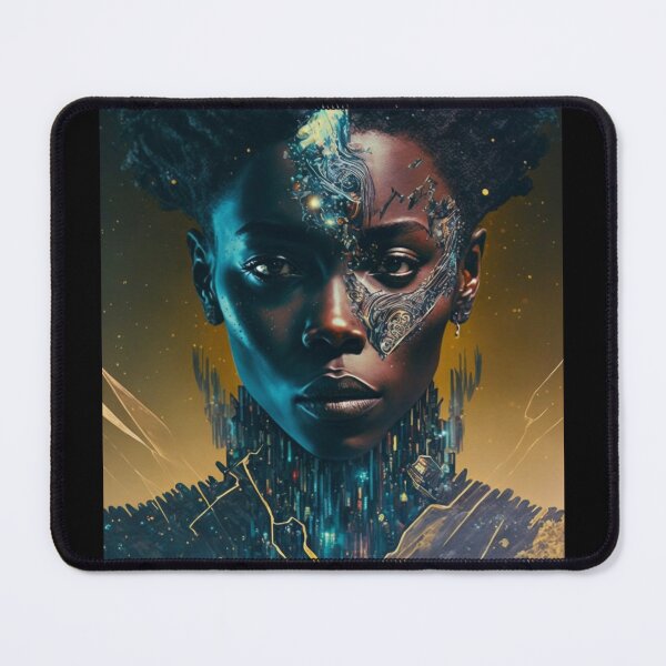 Item preview, Afrofuturism Art designed and sold by MidJourneymen.