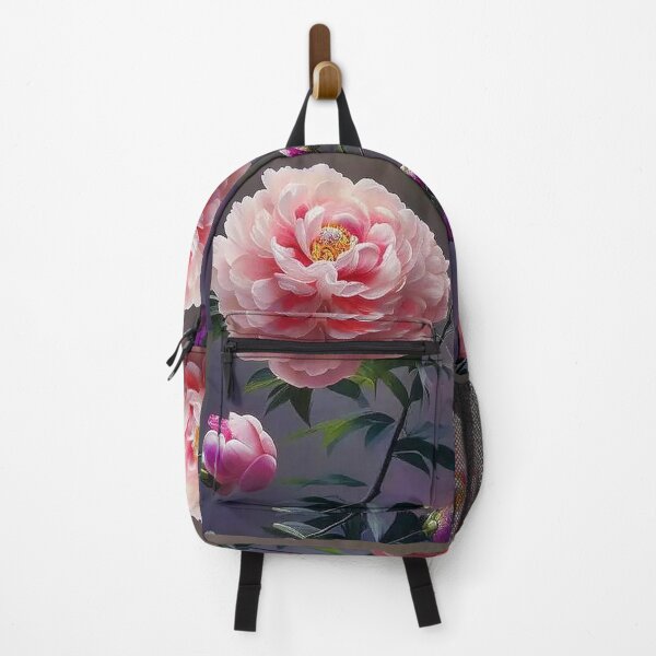 Item preview, A blooming pink peony designed and sold by RiaKarma.
