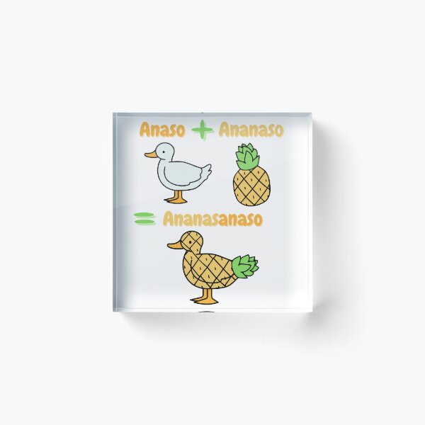 Item preview, Ananasanaso Esperanto Equation designed and sold by Esperanta Arto.
