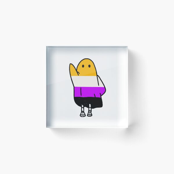 Item preview, nonbinary ghost designed and sold by saacstix.