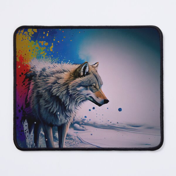 Item preview, Wolfs Snowy Showdown designed and sold by Colourpixels.