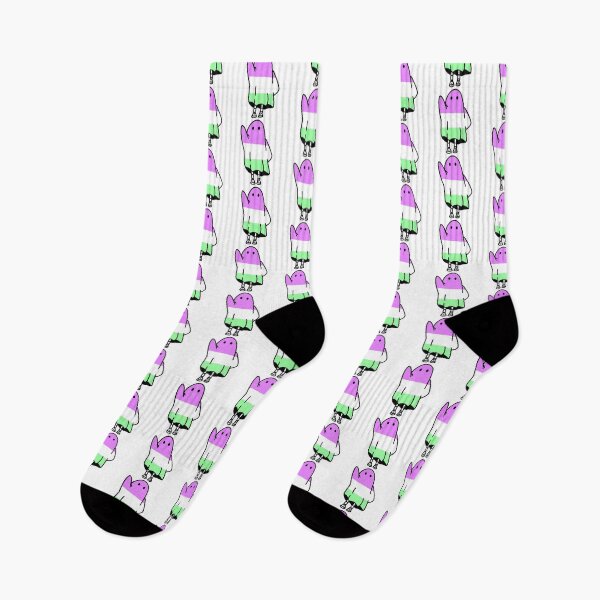 Item preview, genderqueer ghost designed and sold by saacstix.