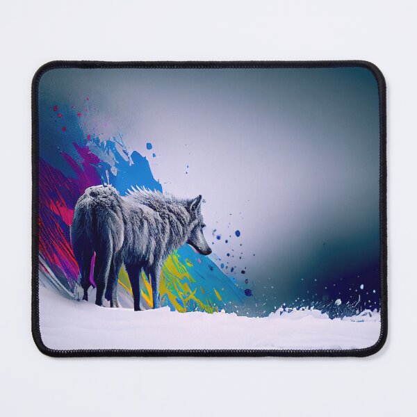 Item preview, Wolfs Snowy Showdown designed and sold by Colourpixels.