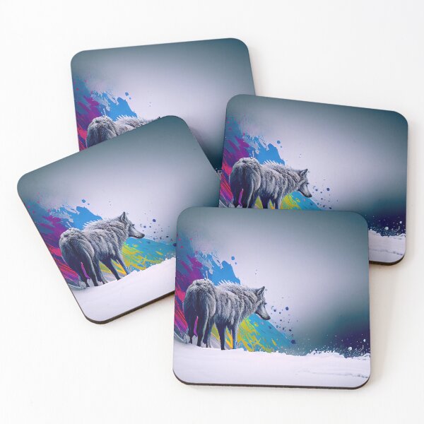 Item preview, Wolfs Snowy Showdown designed and sold by Colourpixels.