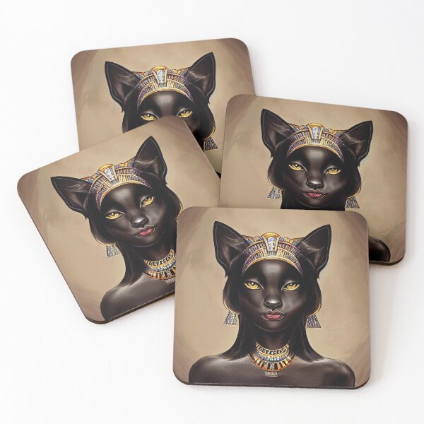 Item preview, Cleopatra as a cat, Egyptian - digitalart designed and sold by EmeraldeaArt.