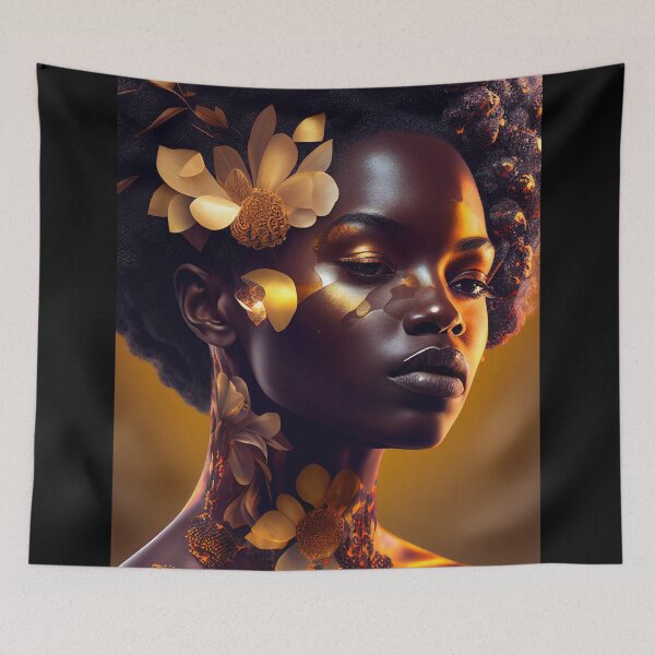 Item preview, Afrofuturism Art designed and sold by MidJourneymen.