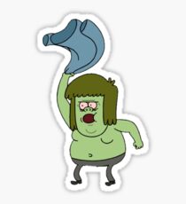 Muscle Man Regular Show Sticker