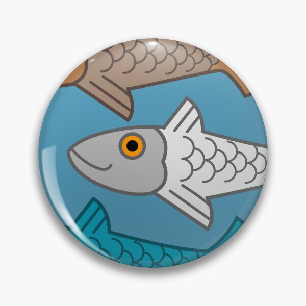 Item preview, prehispanic fish designed and sold by ocelotlcalli.