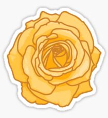 Yellow rose Sticker Sticker