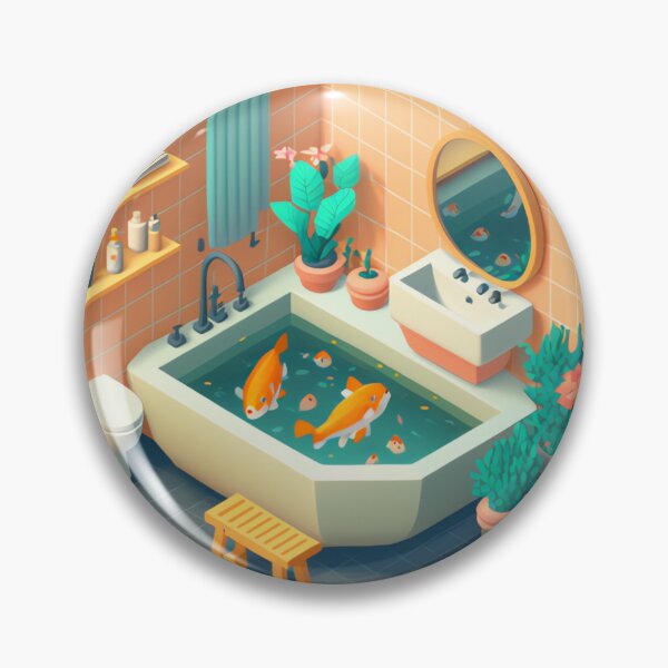 Item preview, A Refreshing Dip, Isometric Room designed and sold by Slice-Of.