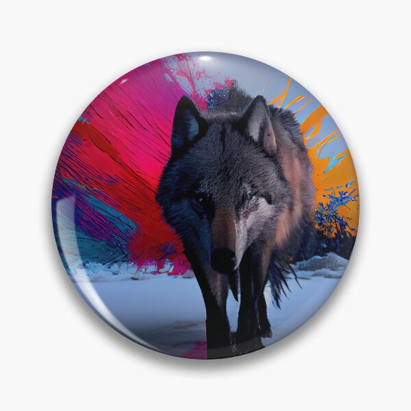 Artikelvorschau, Wolfs gefrorene Wut entworfen und verkauft von Colourpixels.
