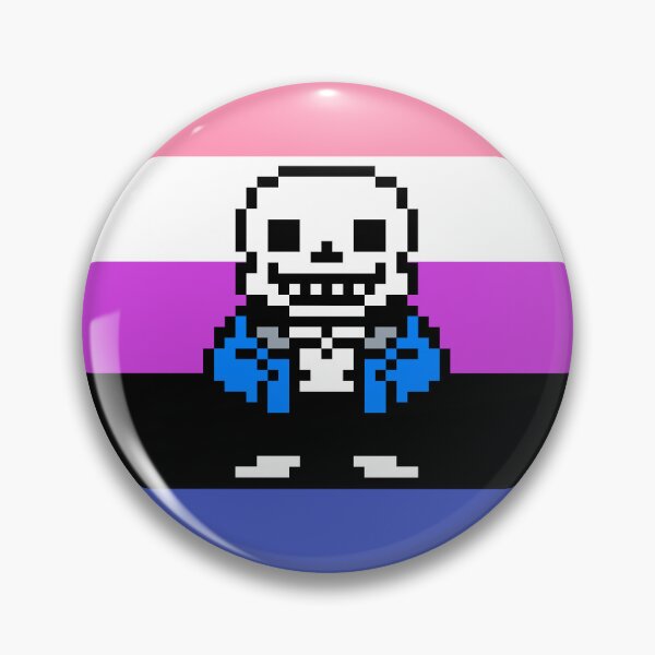 Artikelvorschau, Sans Undertale Genderfluid entworfen und verkauft von GravyHoney.
