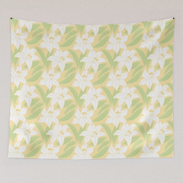 Item preview, Japanese Flowers Pattern designed and sold by stylebytara.
