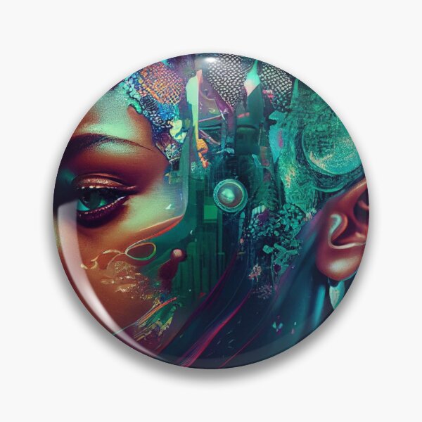 Item preview, Afrofuturism Art designed and sold by MidJourneymen.