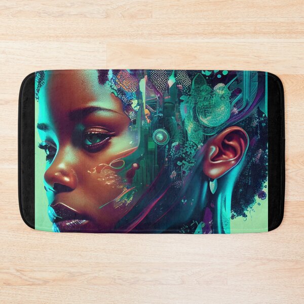 Item preview, Afrofuturism Art designed and sold by MidJourneymen.