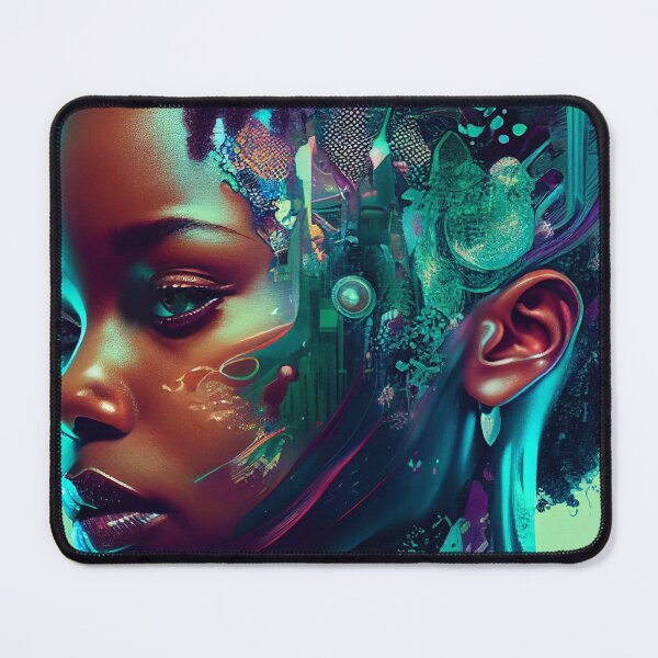 Item preview, Afrofuturism Art designed and sold by MidJourneymen.
