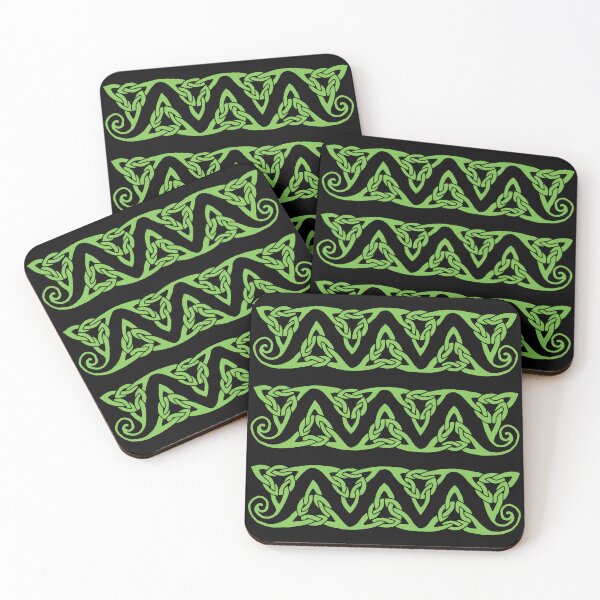 Item preview, Trinudos Celtas Verde designed and sold by ingridthecrafty.