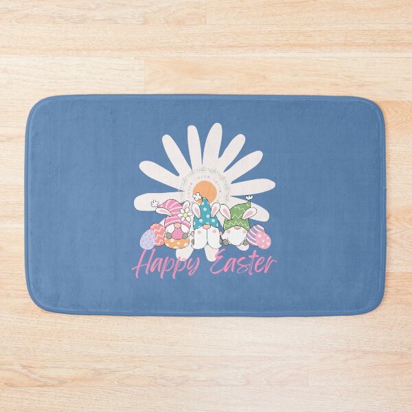 Item preview, Happy Easter Gnome Bunny and Pink Daisy design for gnome lovers for Spring and Easter designed and sold by tranquilbeach.