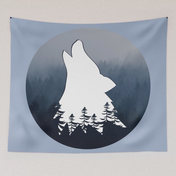 Item preview, Howling Wolf designed and sold by AR-Daydreams.