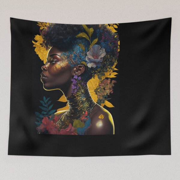 Item preview, Afrofuturism Art designed and sold by MidJourneymen.