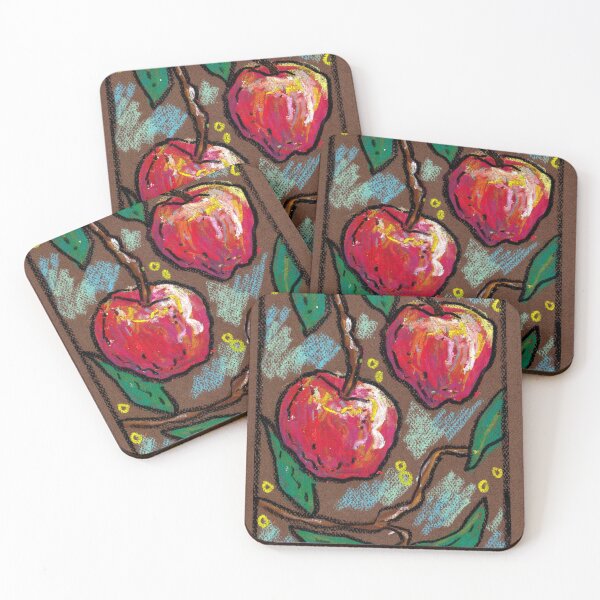 Item preview, Oil Pastel Applies designed and sold by NoonFruit.