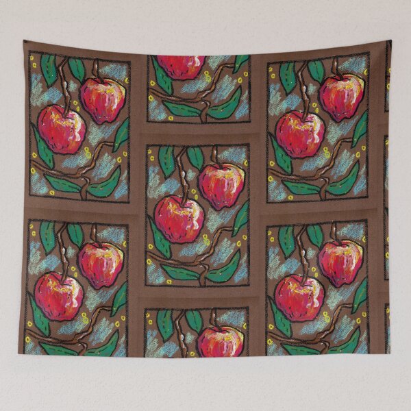 Item preview, Oil Pastel Applies designed and sold by NoonFruit.