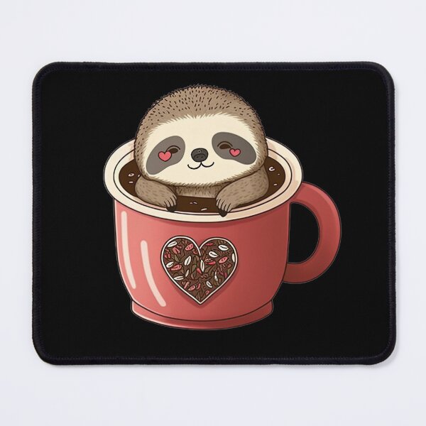 Item preview, Cute Sloth in Coffee Mug: Fueled by Love designed and sold by MorphicPrints.