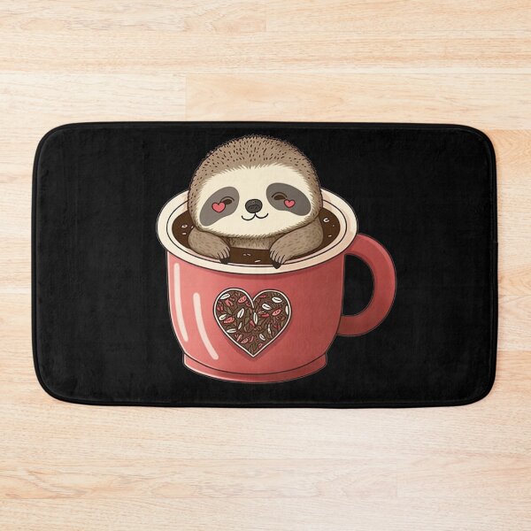 Item preview, Cute Sloth in Coffee Mug: Fueled by Love designed and sold by MorphicPrints.