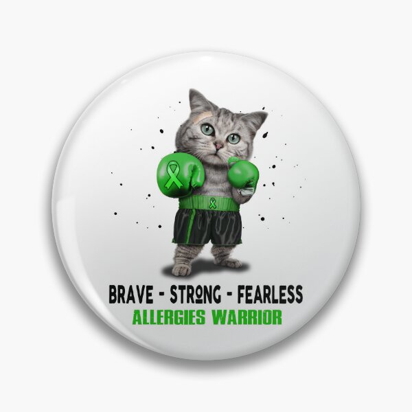 Item preview, Allergies Warrior - BRAVE STRONG FEARLESS designed and sold by Berriosly.